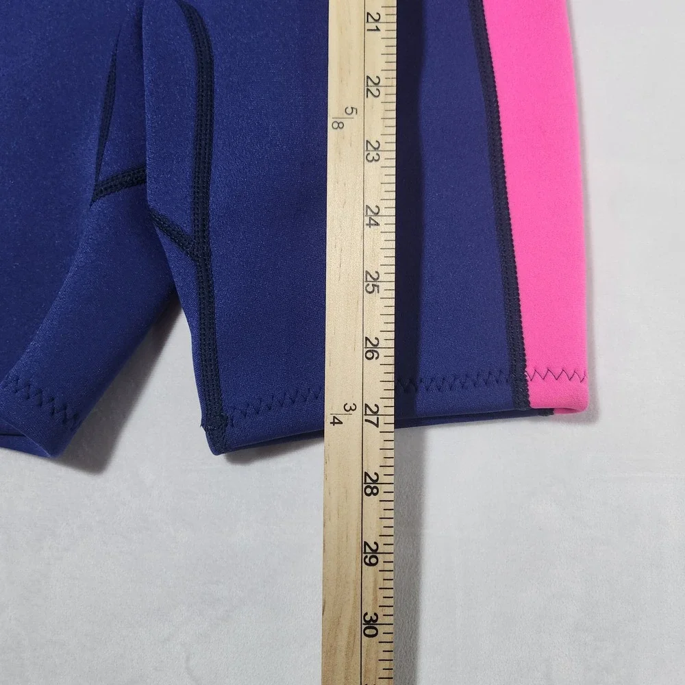 Dive & Sail Kids Sz 8/XXL 2mm  Shorty Wetsuit Blue Pink She's So Lucky‎ Cactus